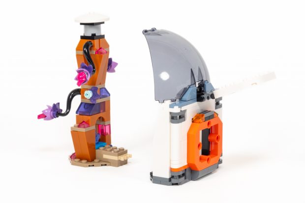 Second module features an airlock and alien tree.