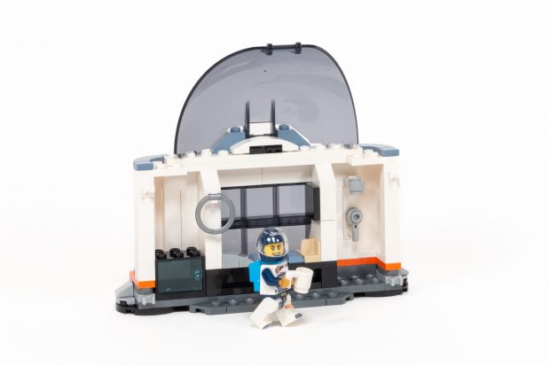 Coffee mug and a sleeping nook.