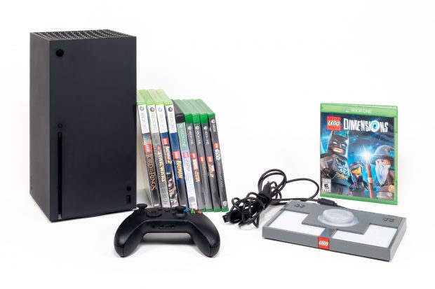 A few of the games compatible with the Xbox Series X gaming console.