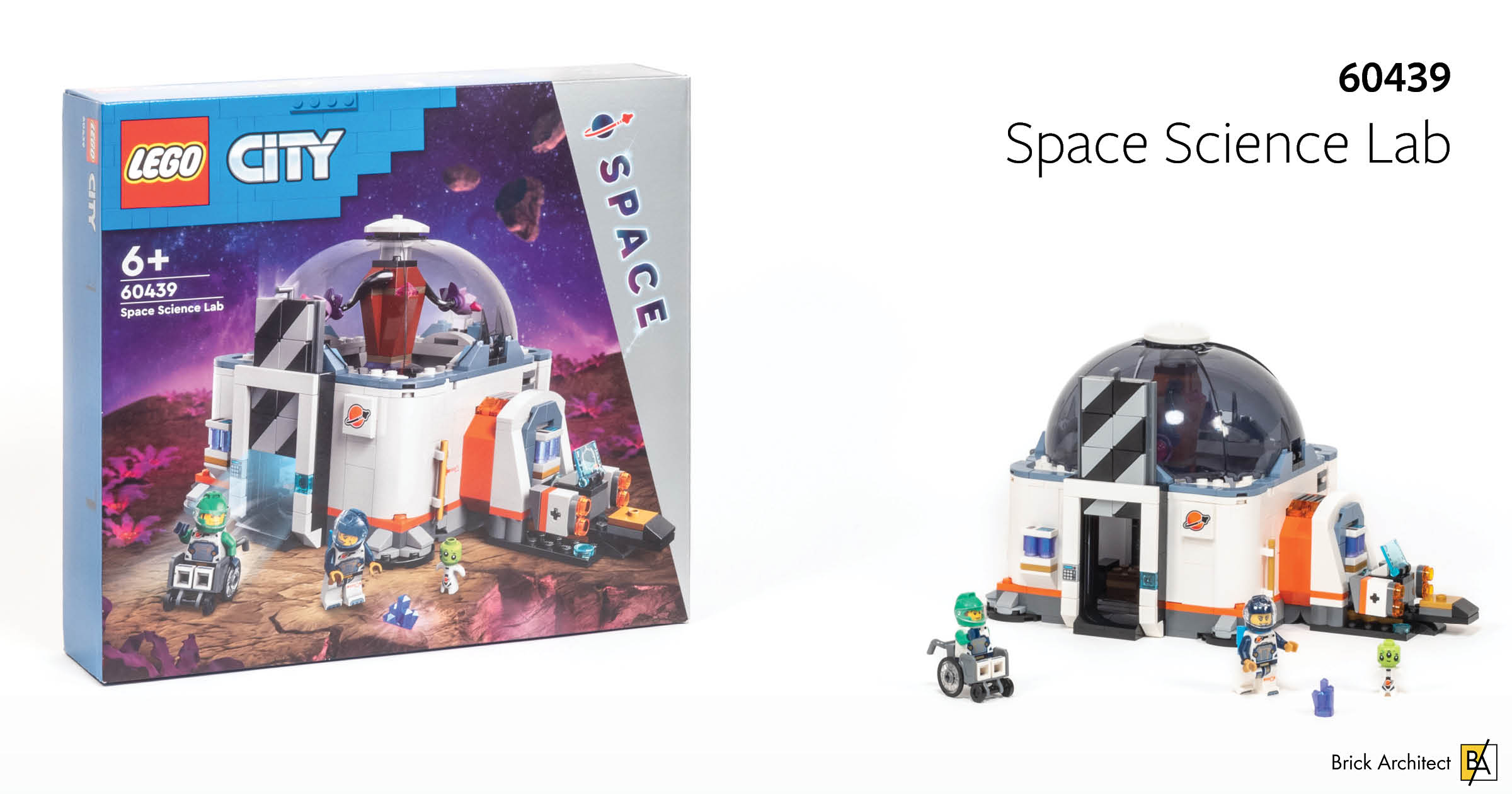 #60439 Space Science Lab is an exceptional set for younger builders, and a great parts pack for adults.