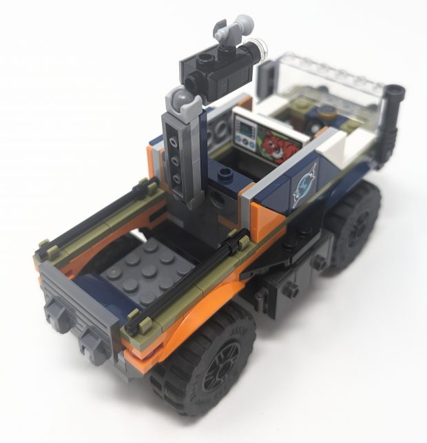 The camera allows people to see the tiger from a safe distance.