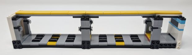 Without the walls the trailer feels empty.