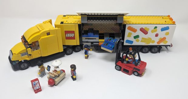 The truck is a lot larger than you may think.