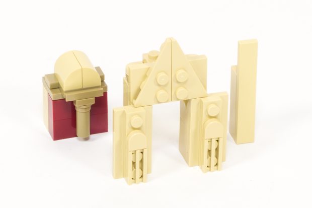 The iconic Red Door is simple to build but looks great.