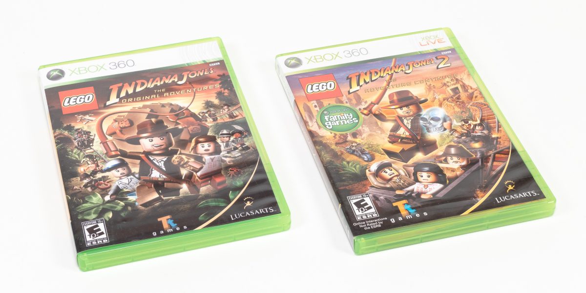 LEGO Indiana Jones (2008) and LEGO Indiana Jones 2 (2009).
