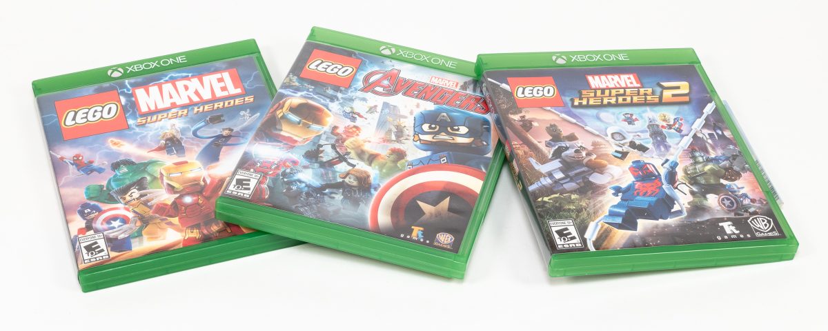 All three LEGO Marvel titles.