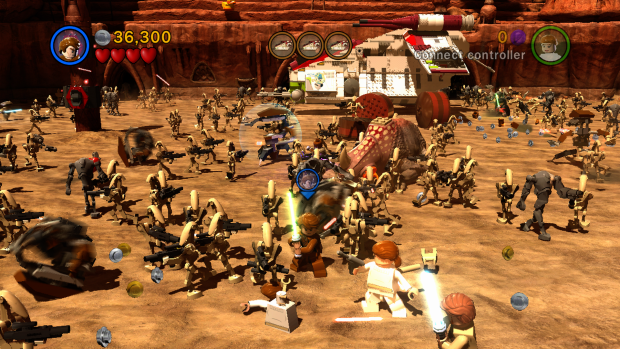 LEGO Star Wars III focuses on epic battles.
