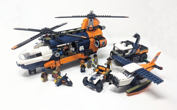 A variety of vehicles are included across the sets.