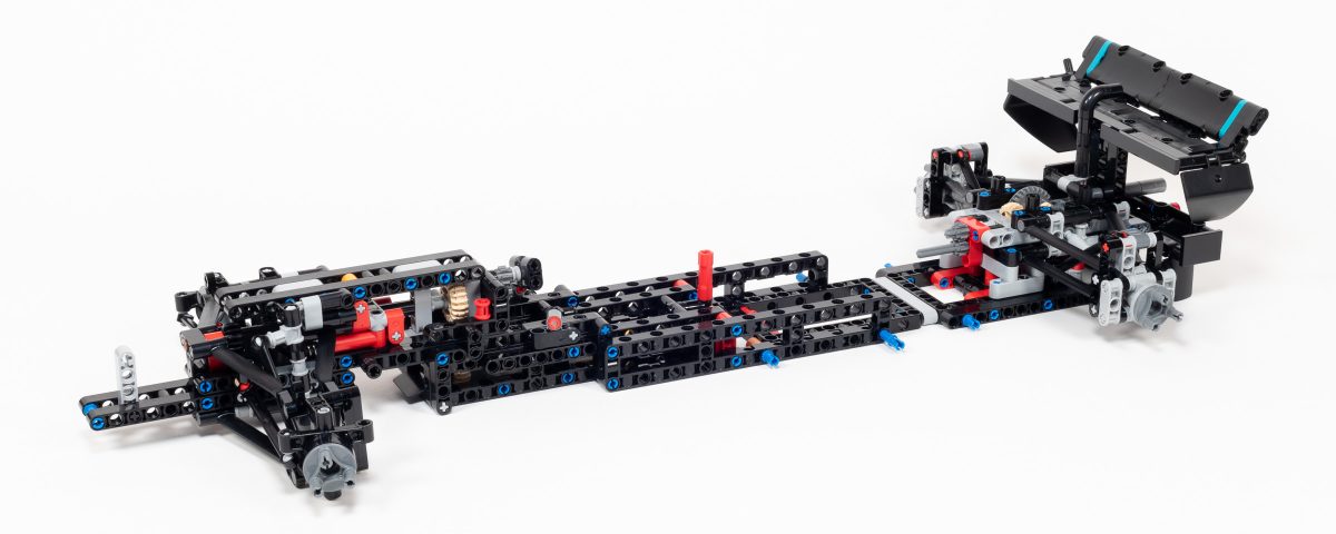 The full size of the car is visible as we finish bag 4.