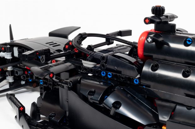 Cockpit detailing using a flex axle in bag 11.