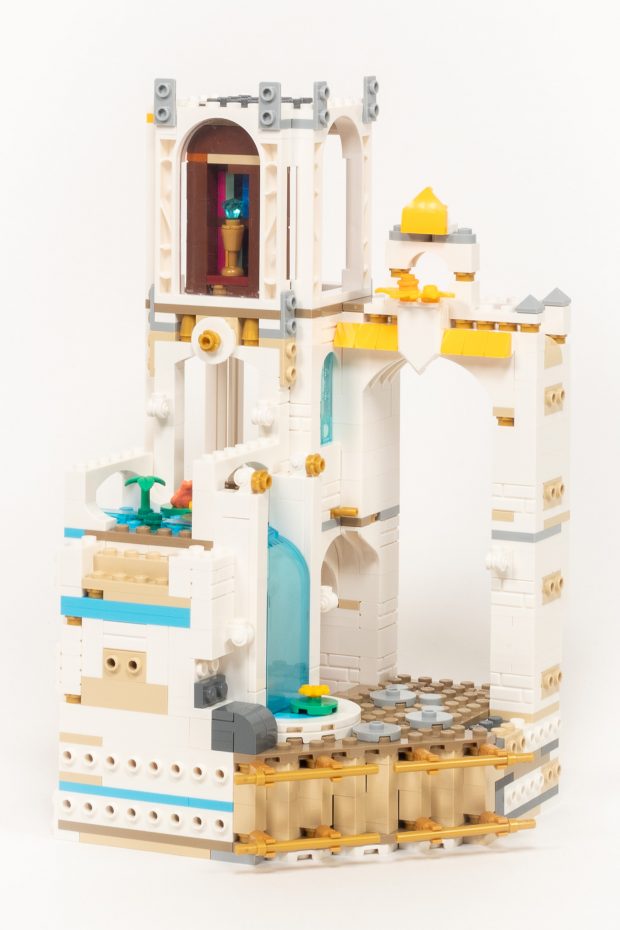 Bag 8 increases the height of the model even more.