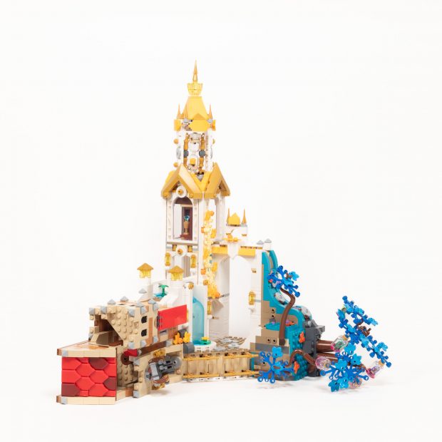 Completed model with Hourglass pointed upwards.