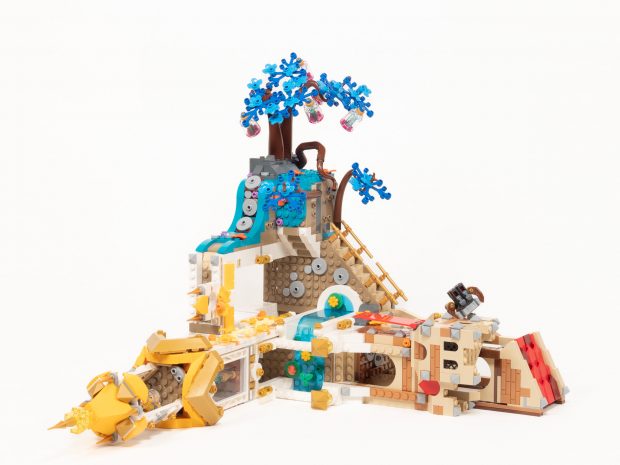 Completed model with Tree pointed upwards.