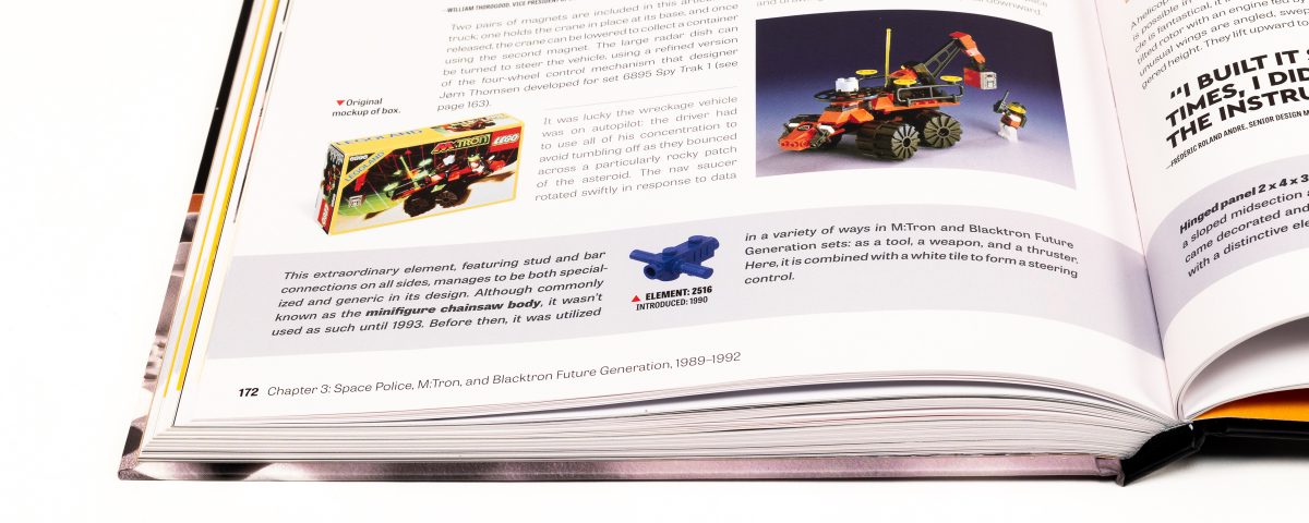 Many interesting LEGO elements are featured alongside a set where they played a key role.