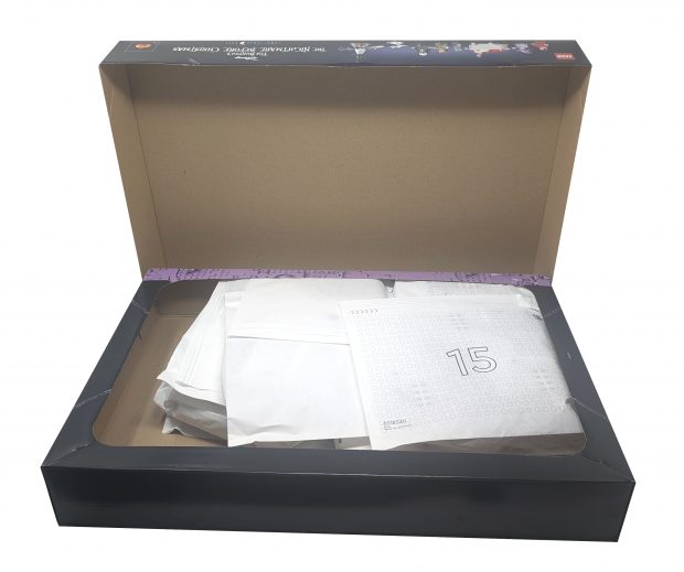 Paper bagged instructions and a top lifting box are becoming more common.