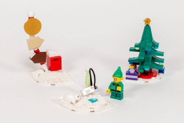 The first bag includes three small modules.