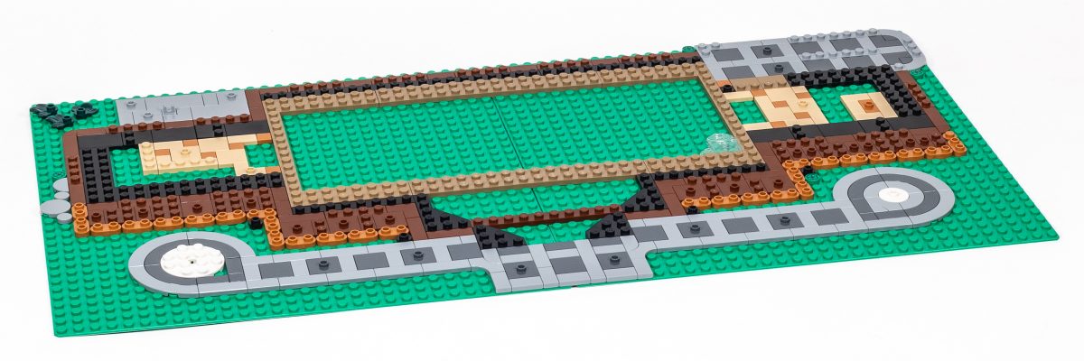 We lay down a lot of plate and tile in the first two bags.