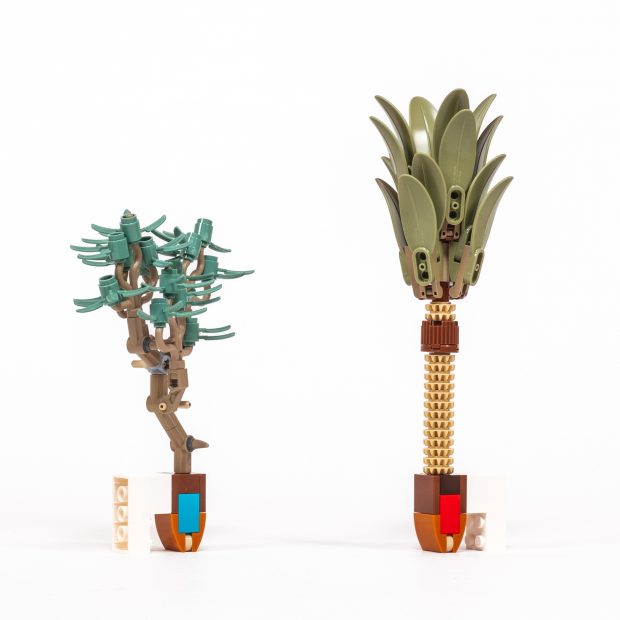 The trees can be removed to make it easier to access the building interior.