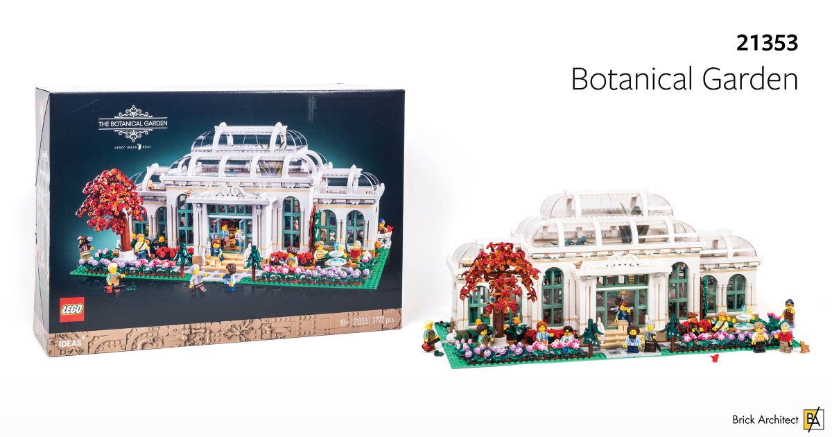 Review: #21353 The Botanical Garden (LEGO Ideas) - BRICK ARCHITECT