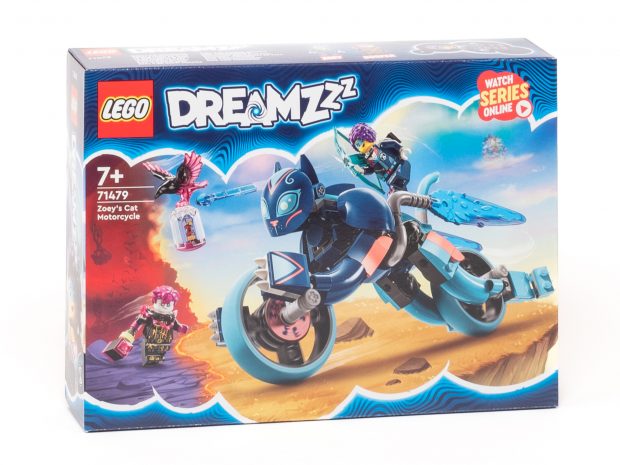 #71479 Zoey’s Cat Motorcycle main build is straightforward.