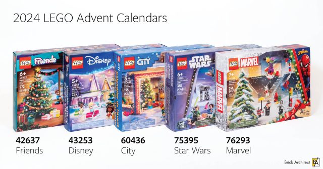 Which of the five 2024 LEGO Advent Calendars will you build this year?