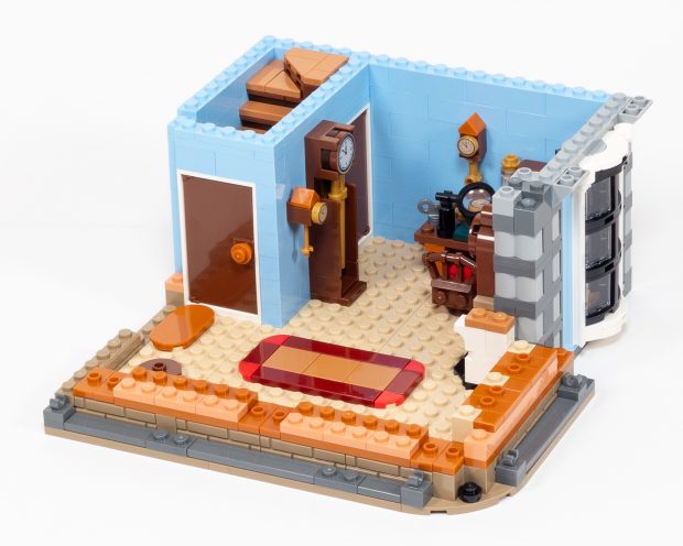 A desk for repairing timepieces.