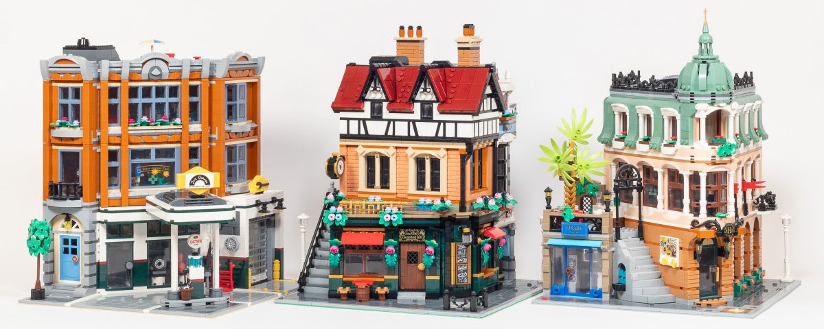 A closer look at the three most recent corner Modular Buildings.