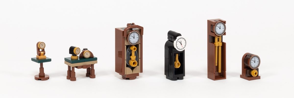 A few of the many clocks you will find on the second floor.