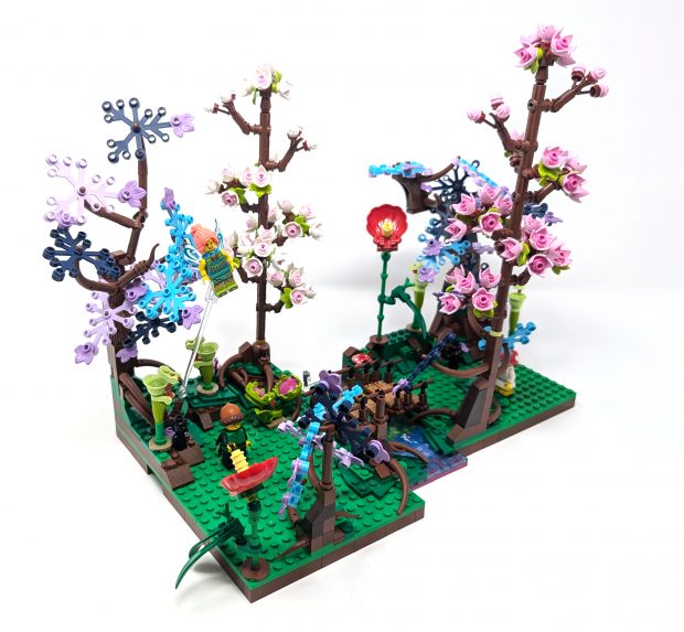Botanical flowers fit perfectly as trees in your LEGO builds.