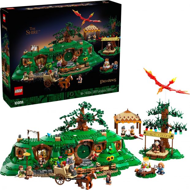 #10354 Lorde of the Rings: The Shire is beautifully detailed but expensive.