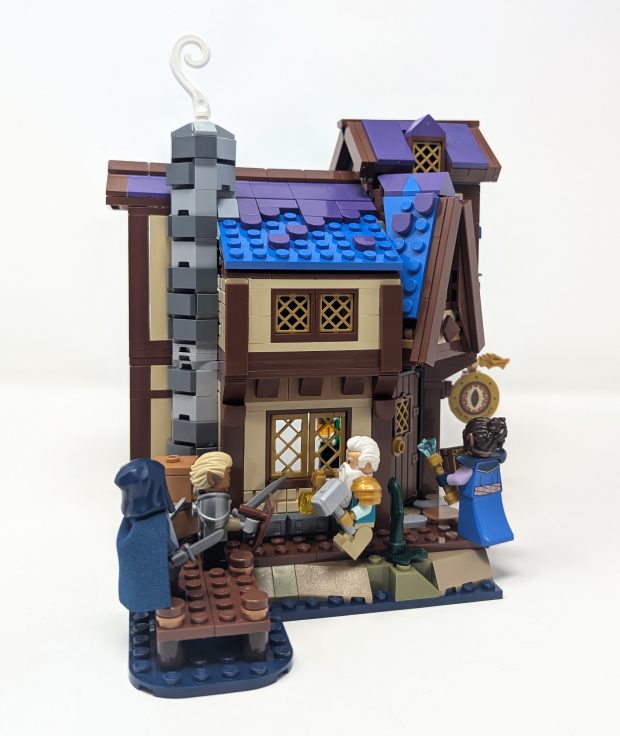 The bright contrasting colors of the Inn make this a stunning structure.