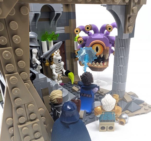 The Beholder is immediately recognizable. An iconic Dungeons and Dragons monster.