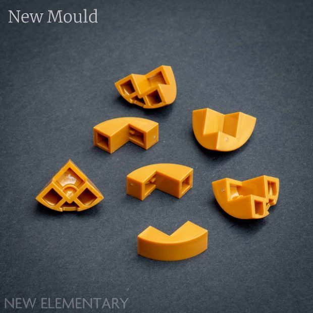 Two new curved parts in #75398 C-3PO. (Photo: New Elementary)