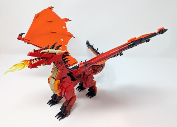 The Red Dragon is a meaty dense build.
