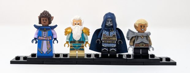 Four heroes are included in this set. Each unique and different in various ways.