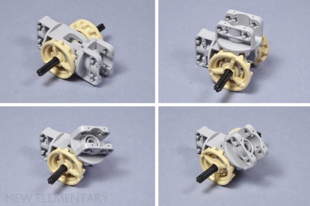 Four new parts were created to allow for much stronger joints.