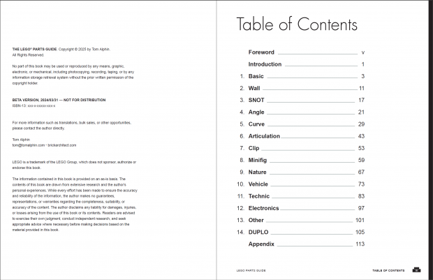 The book will be organized into the same chapters as the online guide.