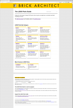 I removed most of the text from the homepage in favor of a simple grid of Categories.