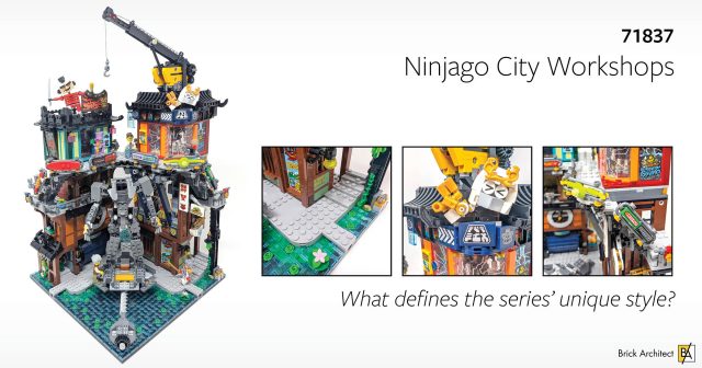 Explore how the LEGO Ninjago City Standard works in this closer look at #71837 Ninjago City Workshops.
