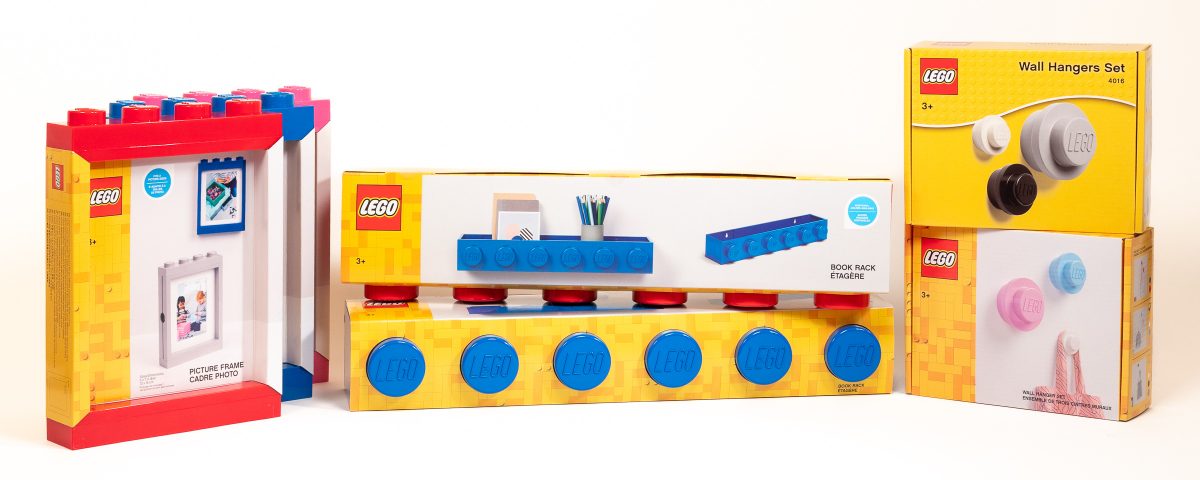 The plastic home decor collection comes in a range of different colors.