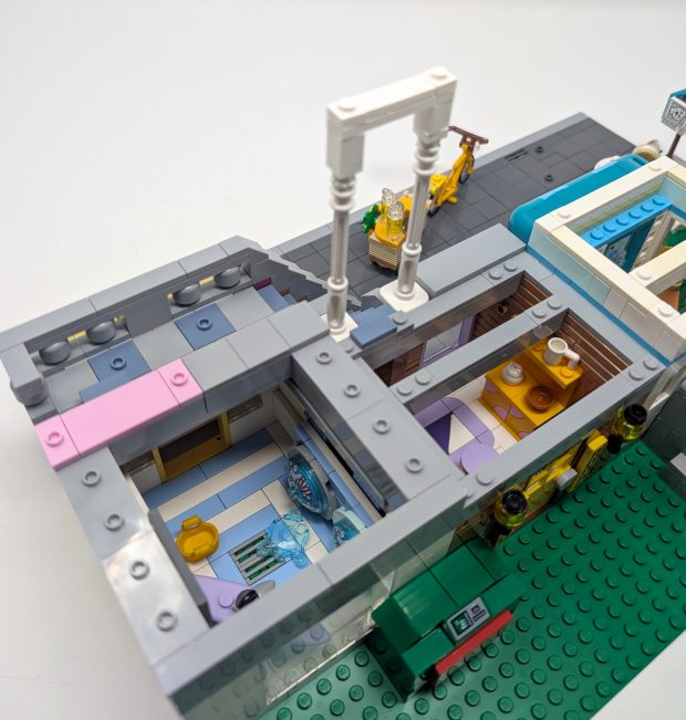 Tiles make it easy to remove the levels.