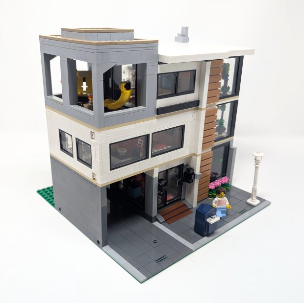 Accessories help enhance the sidewalk.