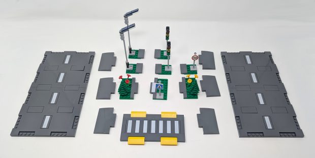 The modular nature of the roads allows you to easily add custom road details to your build.