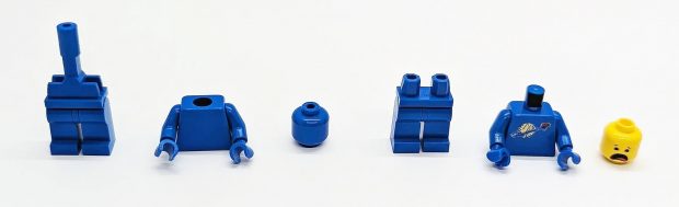 Did you know that Minifigure Keychains are produced using different parts than a normal Minifigure?