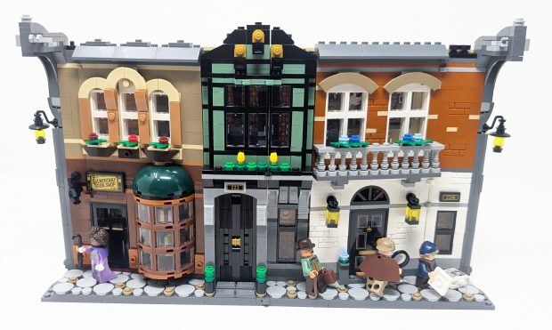 The eclectic facade of the  houses match Sherlock's eccentricity.