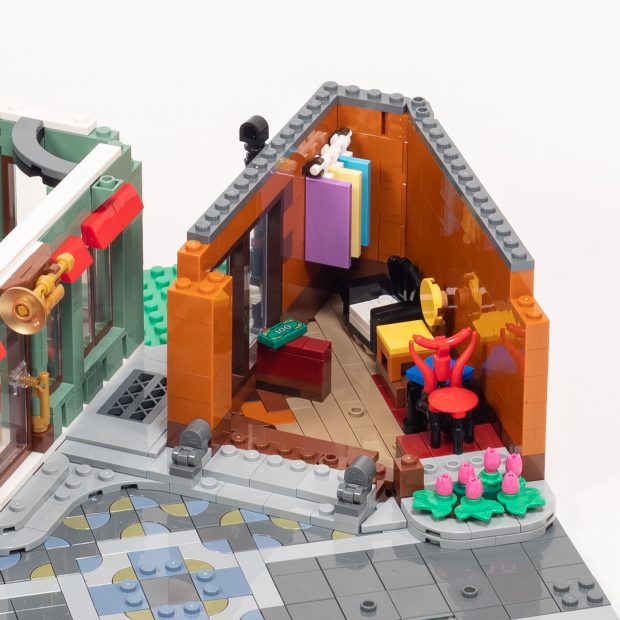 There's a variety of furniture on display.