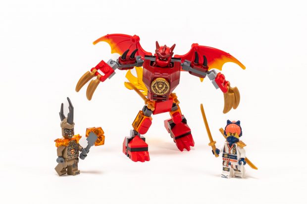 Three Minifigures and a mech is pretty good for $10.