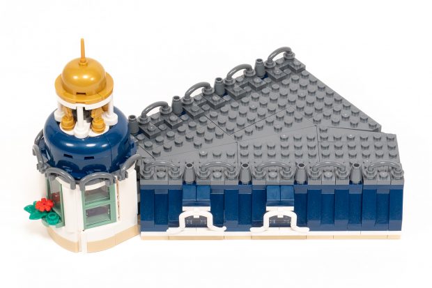 Adding some nice details at the top of the roofline.