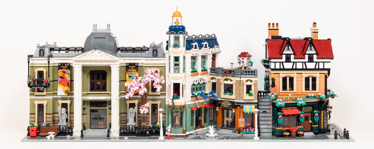  If I wanted to arrange the three most recent modulars, I would place the Natural History Museum on the left and Tudor Corner on the right.