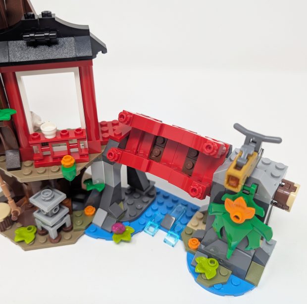 The bridge has a built in action feature allowing it to rock.